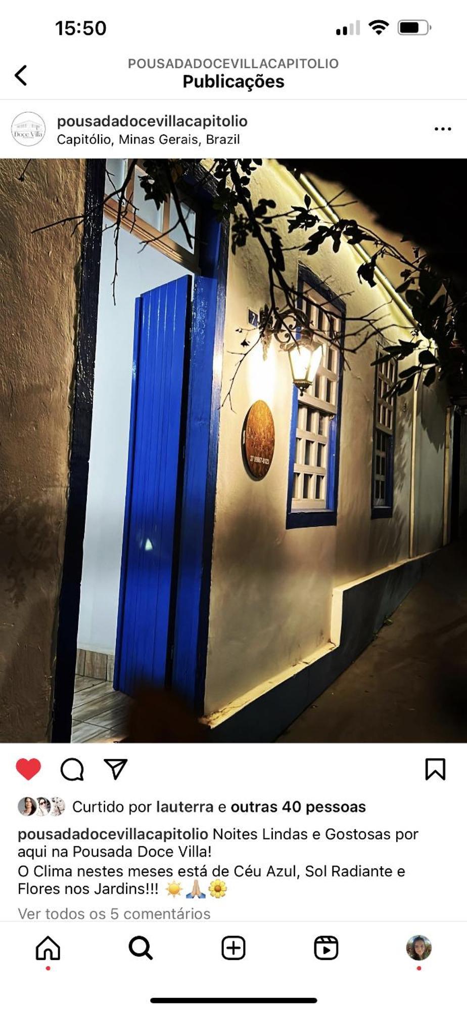 Pousada Doce Villa Capitólio 外观 照片